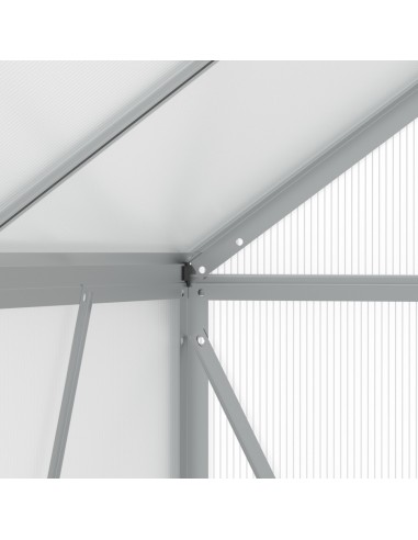 Duża szklarnia ogrodowa z poliwęglanu z oknami 361 cm x 183 cm 6,25m2  9