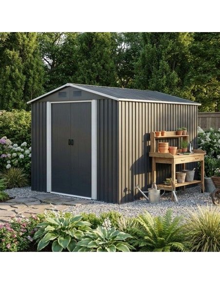 Ogrodowy domek narzędziowy 215 x 300 x 184 cm 6,45 m2  4