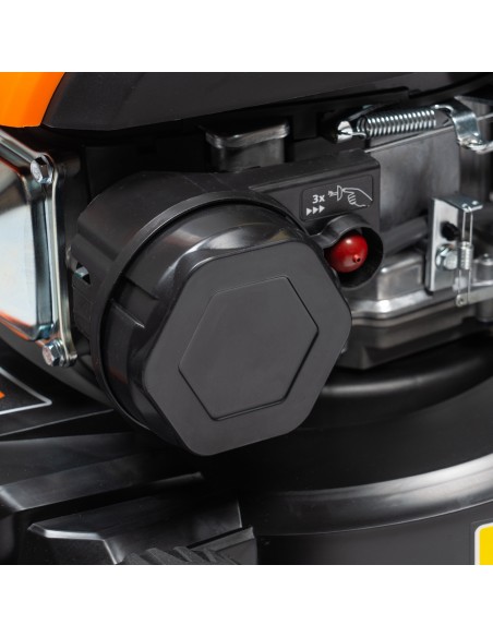 Lekka kosiarka spalinowa bez napędu z koszem 149 cm3 40 cm TOP CUT TC-LS-40-149L  10