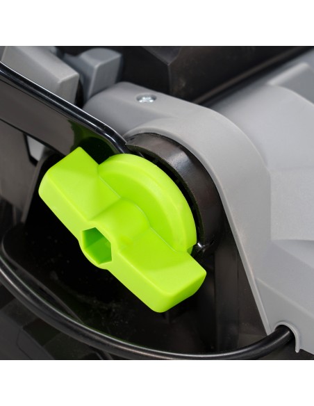 Lekka kosiarka elektryczna 38 cm z koszem 42 L NAC LE16-E-38-PB-C  9