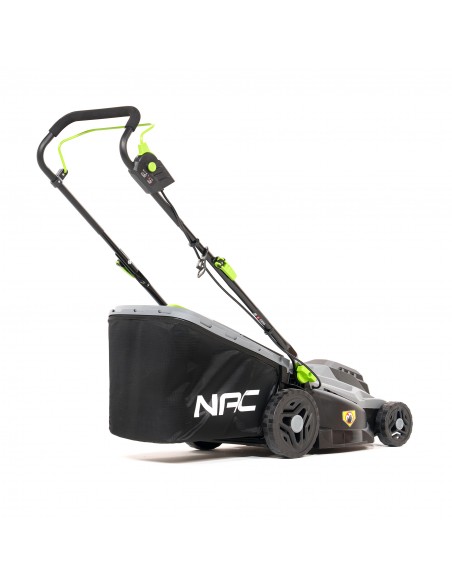 Lekka kosiarka elektryczna 38 cm z koszem 42 L NAC LE16-E-38-PB-C  3