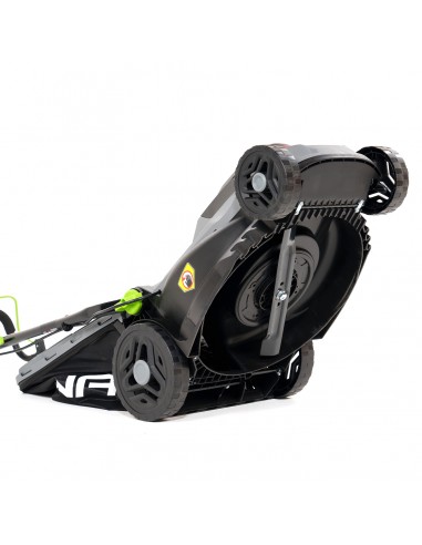 Lekka kosiarka elektryczna 38 cm z koszem 42 L NAC LE16-E-38-PB-C  6