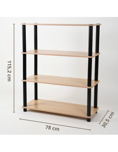 Nowoczesny regał modułowy do salonu, przedpokoju Allivio  8