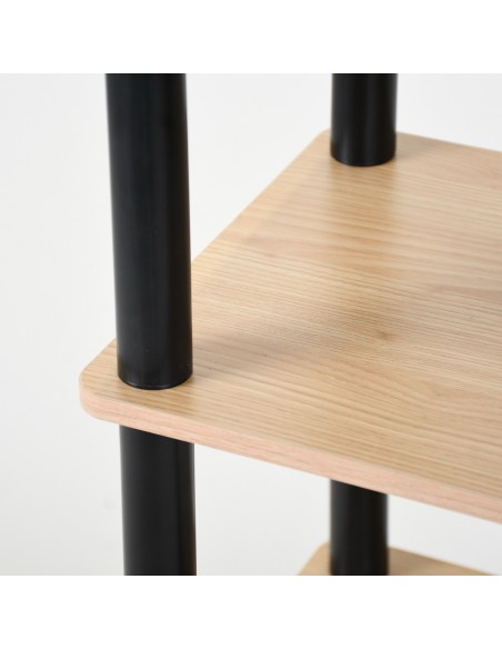 Dekoracyjny regał słupek z 4 poziomami Allivio 45 x 30,5 x 115,2 cm  8