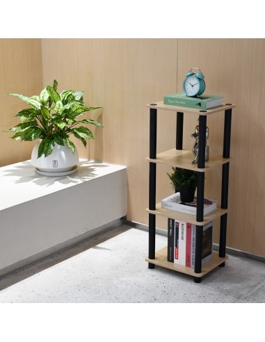 Dekoracyjny regał słupek z 4 poziomami Allivio 45 x 30,5 x 115,2 cm  4