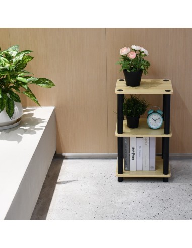 Kompaktowy regał modułowy słupek do sypialni, salonu Allivio 45 x 30,5 x 78,6 cm  3