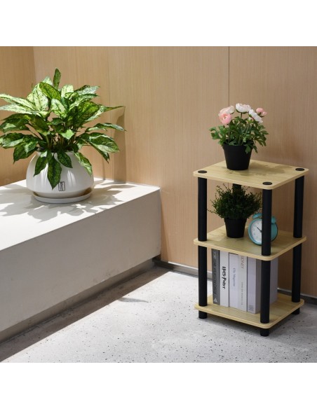 Kompaktowy regał modułowy słupek do sypialni, salonu Allivio 45 x 30,5 x 78,6 cm  4