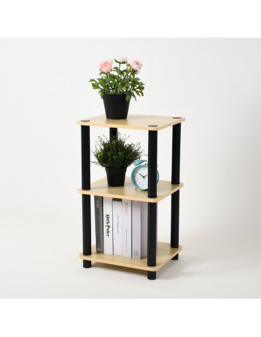 Kompaktowy regał modułowy słupek do sypialni, salonu Allivio 45 x 30,5 x 78,6 cm  6