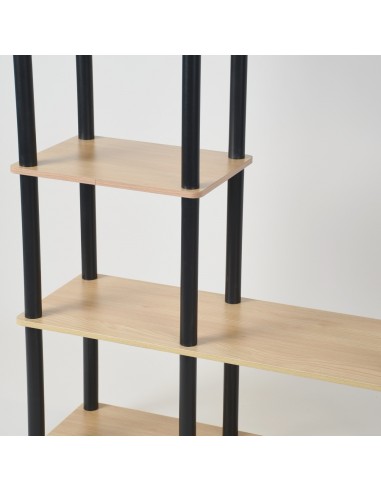 Nowoczesny regał modułowy do garderoby, przedpokoju z drążkiem Allivio 151,8 x 83 x 30,5 cm  10