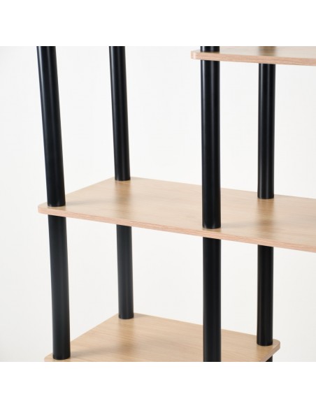 Duży regał modułowy do salonu, biura Allivio 83 x 30,5 x 151,8 cm  10