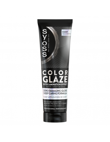 Transparentny toner do włosów Syoss Color Glaze 130 ml 