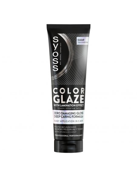 Transparentny toner do włosów Syoss Color Glaze 130 ml 