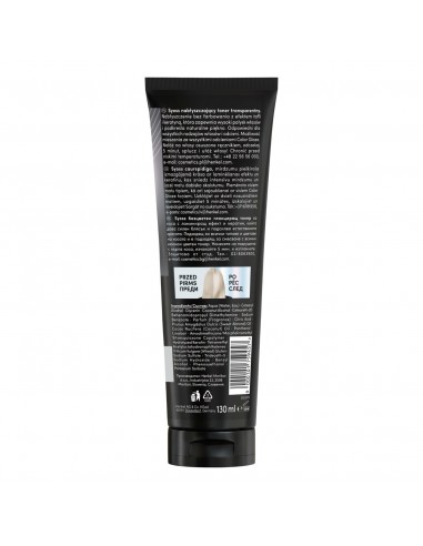Transparentny toner do włosów Syoss Color Glaze 130 ml  2
