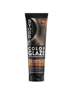 Nabłyszczający toner do włosów Chłodny Brąz Syoss Color Glaze 130 ml 