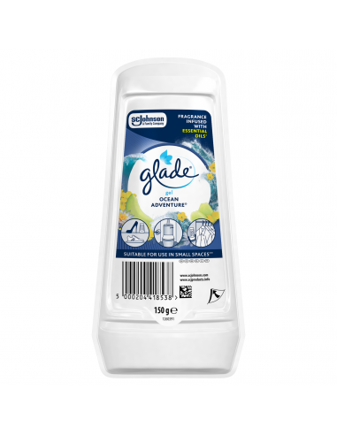 Żelowy odświeżacz powietrza o zapachu morskim Glade Ocean Adventure 150 g 