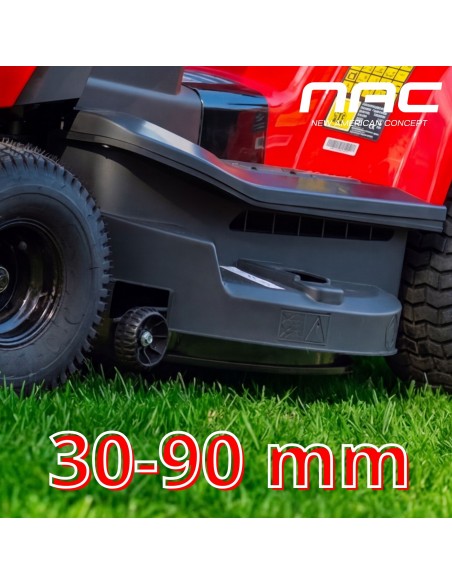 Mocny traktorek ogrodowy z szerokością koszenia 107 cm i silnikiem Loncin 586 cm3 NAC TR107-586L2-RH-NO V2 TITAN  2