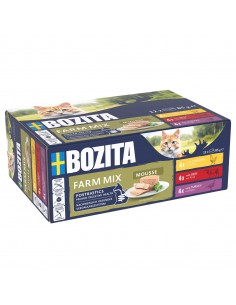 Mokra karma dla kota mus Mega Box Bozita bez zbóż kurczak wołowina indyk 12x85g  2