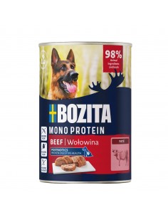 Monoproteinowa mokra karma dla psa pasztet pate Bozita puszka 800g wołowina  2