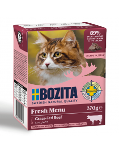 Mokra karma dla kota z kawałkami wołowiny w galaretce Bozita 370 g  2