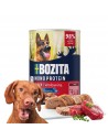 Monoproteinowa mokra karma dla psa pasztet pate Bozita puszka 400g wołowina