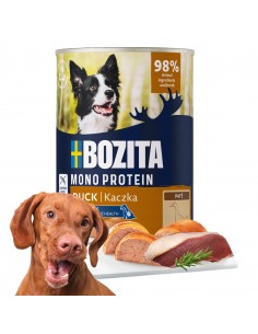 Monoproteinowa mokra karma dla psa pasztet pate Bozita puszka 800g kaczka 