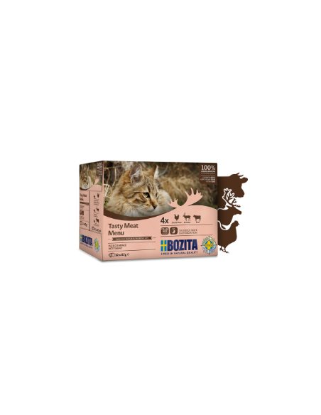 Mokra karma dla kota Mega Box mix mięsnych smaków w galaretce Bozita 12x85g  9