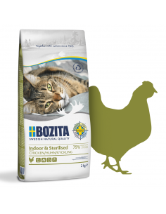 Bezzbożowa sucha karma dla kotów sterylizowanych z kurczakiem Bozita 2 kg 