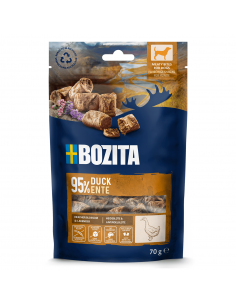 Przysmaki dla psa, mięsne kawałki z kaczką Bozita 70 g  2