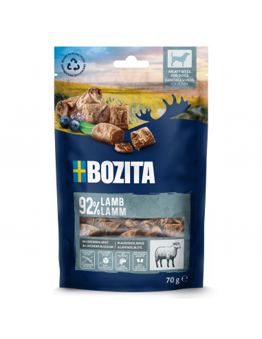 Przekąski dla psa, mięsne kawałki z jagnięciną Bozita 70 g  2