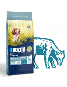 Sucha karma dla psów z wrażliwym żołądkiem bez zbóż Bozita jagnięcina 12 kg 
