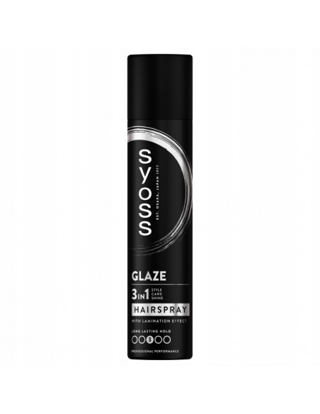 Nabłyszczający lakier do włosów z efektem laminacji Syoss Glaze 3w1 300 ml 
