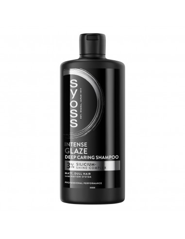 Wygładzający szampon do włosów matowych i pozbawionych blasku Syoss Intense Glaze 440 ml 