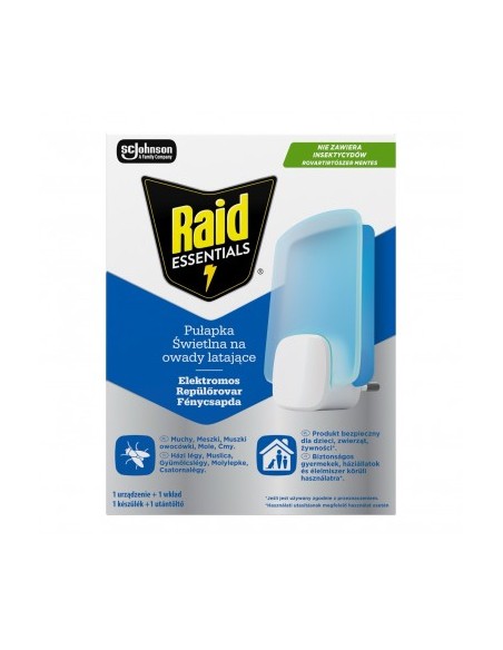 Pułapka świetlna na owady latające Raid Essentials  2