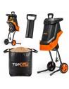 Elektryczny rozdrabniacz do gałęzi nożowy TOP CUT TC-RE2600-BAG 2600 W