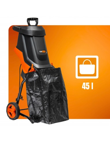 Elektryczny rozdrabniacz do gałęzi nożowy TOP CUT TC-RE2600-BAG 2600 W 5905842525979 7