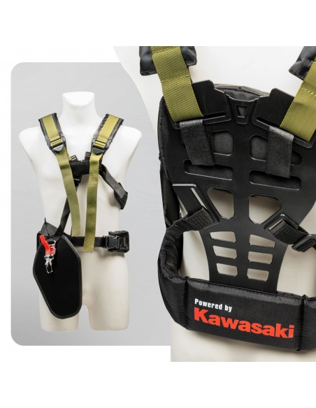 Mocna kosa spalinowa z silnikiem Kawasaki 45,4CC NAC PRO żyłka + tarcza + zestaw akcesoriów  18