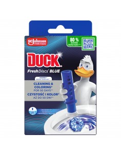 Zestaw startowy żelowe krążki do WC barwiące wodę Duck Aplikator + 6 krążków 5000204331363