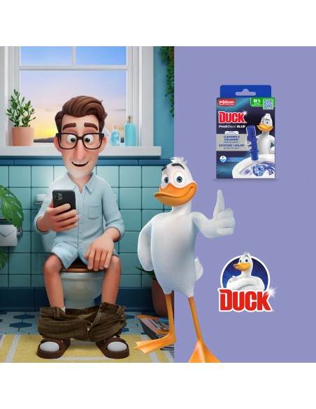 Zestaw startowy żelowe krążki do WC barwiące wodę Duck Aplikator + 6 krążków 5000204331363 8