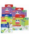 Duży zestaw żelowych krążków do WC Duck Fresh Discs z aplikatorem