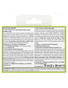 Zapas krążków do toalety o zapachu limonkowym Duck Fresh Discs 2x36ml  2