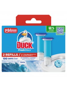 Zapas krążków do toalety o zapachu morskim Duck Fresh Discs 2x36 ml 