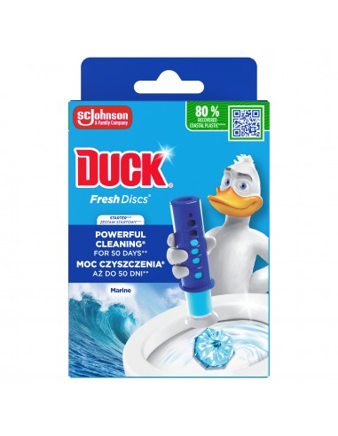 Żelowe krążki do toalety o zapachu morskim Duck Fresh Discs 