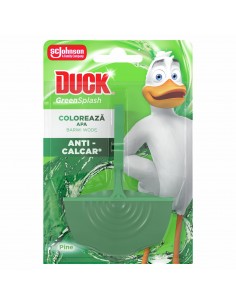 Barwiąca wodę zawieszka do toalet Duck Aqua Green 4w1 5000204323986