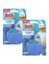 2x Zapachowa zawieszka do WC barwiąca wodę na niebiesko Duck Aqua Blue 2x36 g