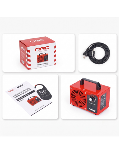 Generator ozonu ozonator oczyszczacz powietrza NAC timer, 4 pyłki ozonujące 60 000 mg/h  11
