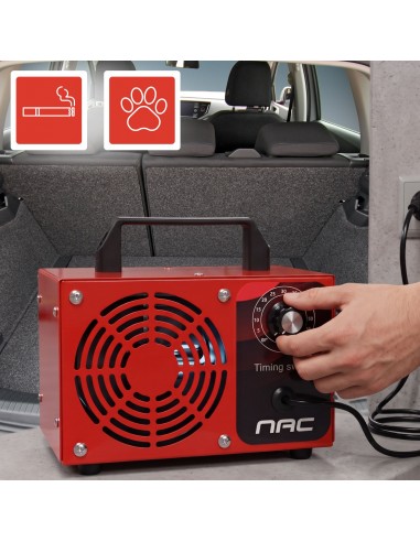 Generator ozonu ozonator oczyszczacz powietrza NAC timer, 4 pyłki ozonujące 60 000 mg/h  9