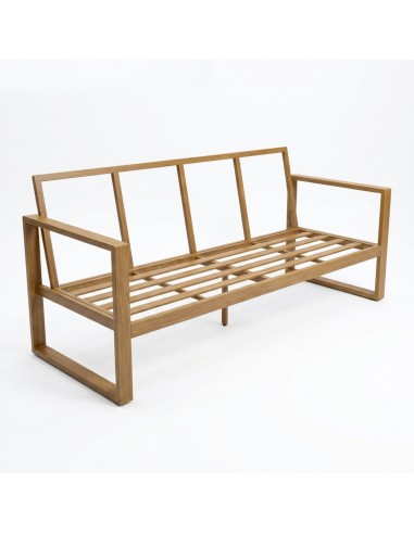 Wygodny zestaw mebli ogrodowych w stylu skandynawskim z aluminium ława + sofa + 2x fotel  11