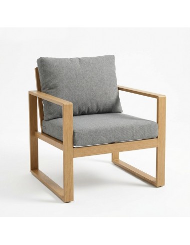 Wygodny zestaw mebli ogrodowych w stylu skandynawskim z aluminium ława + sofa + 2x fotel  14