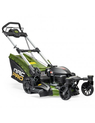 Mocna kosiarka spalinowa z napędem NAC PRO LS53-G170-SE 167 cm3 53 cm z funkcją mulczowania + skrętne przednie koła  2