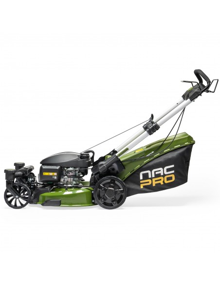 Mocna kosiarka spalinowa z napędem NAC PRO LS53-G170-SE 167 cm3 53 cm z funkcją mulczowania + skrętne przednie koła  5